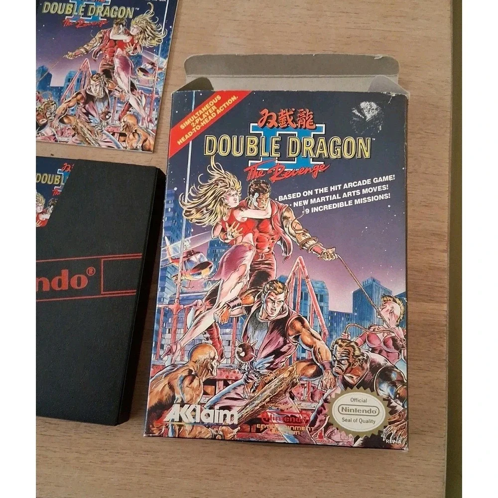 Double Dragon II: The Revenge- Nintendo Entertainment System NES, 1989 .Japan